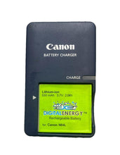 Load image into Gallery viewer, Canon Battery Charger for NB4L Rechargeable 530mAh 3.7V 2.0Wh Digital Energy
