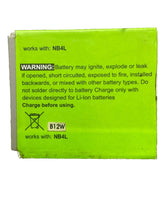 Load image into Gallery viewer, Canon Battery Charger for NB4L Rechargeable 530mAh 3.7V 2.0Wh Digital Energy
