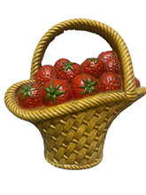 Load image into Gallery viewer, 1985 Burwood Productions Wall Plaques Plastic Strawberry Raspberry Lot of 2
