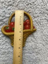 Load image into Gallery viewer, 1985 Burwood Productions Wall Plaques Plastic Strawberry Raspberry Lot of 2
