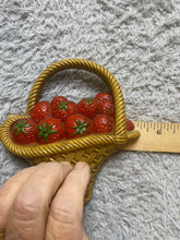 Load image into Gallery viewer, 1985 Burwood Productions Wall Plaques Plastic Strawberry Raspberry Lot of 2

