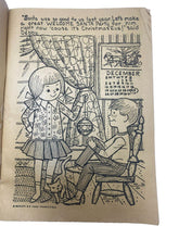 Load image into Gallery viewer, 1966 Santa’s Surprise Coloring Book Newberrys MCMLXVI London Printed
