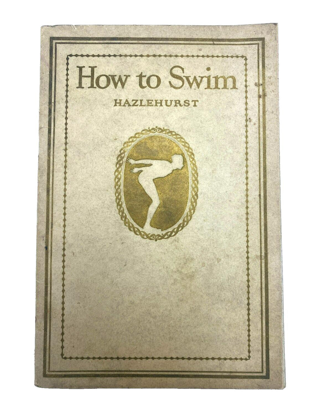 1924 How To Swim Book Inscription Underwater Circus Performers Paperback