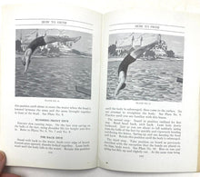 Load image into Gallery viewer, 1924 How To Swim Book Inscription Underwater Circus Performers Paperback
