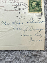 Load image into Gallery viewer, Antique Thanksgiving Postcard Tuck Embossed Turkey Corn Divided Rare 1910
