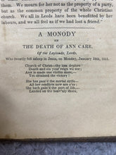 Load image into Gallery viewer, 1841 Memoirs of Ann Carr Hardcover Book The Life and Character Conversion to God
