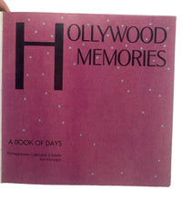 Load image into Gallery viewer, 1990 Hollywood Memories A Book Of Days Hardcover Lana Turner Gary Cooper Photos
