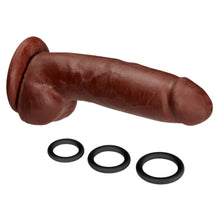 Load image into Gallery viewer, Cloud 9 Dual Density 8 inches Dildo Real Touch Thick with Realistic Painted Veins and Balls Brown
