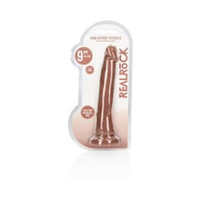 Load image into Gallery viewer, RealRock Realistic 9 in. Dildo With Suction Cup Tan
