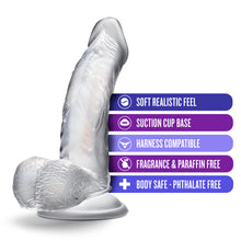 Load image into Gallery viewer, B Yours Diamond Sparkle Clear Dildo
