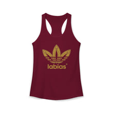 Load image into Gallery viewer, Labias Funny Parody Women's Ideal Racerback Tank

