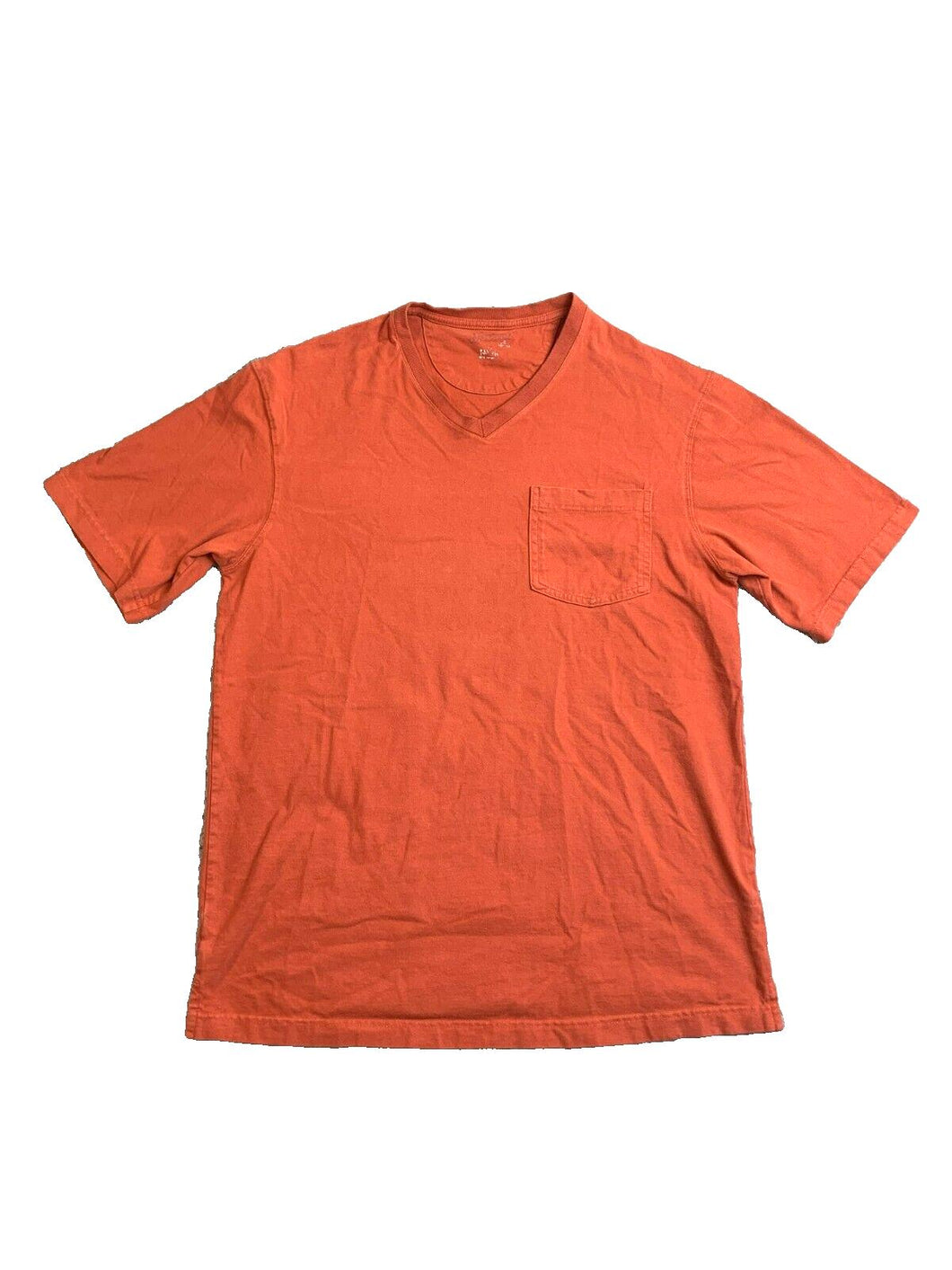 Duluth Trading Co Shirt Adult Large Coral Pocket Relaxed Fit Longtail T Mens