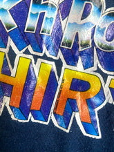 Load image into Gallery viewer, VTG Rock n Rollin Shirt Adult 2XL Blue 80s High Energy Single Stitch Wild Mens
