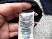 Load image into Gallery viewer, CHAPS Sweater Adult Large Navy Blue Mock Neck 1/4 Zip Cable Knit Outerwear Mens
