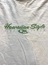 Load image into Gallery viewer, Hawaiian Style Shirt Adult 2XL XXL Beige Live A Little Surfing Surfer Surf Mens
