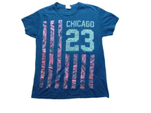 Load image into Gallery viewer, Vintage Chicago Shirt Adult Small #23 Michael Jordan Flag NBA 90s Mens RARE
