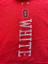 Load image into Gallery viewer, Chicago Bulls Sweatshirt Adult Medium Red Coby White #0 Hoodie NBA Sporty Mens
