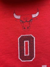 Load image into Gallery viewer, Chicago Bulls Sweatshirt Adult Medium Red Coby White #0 Hoodie NBA Sporty Mens
