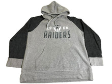Load image into Gallery viewer, Oakland Raiders Sweatshirt Adult 2XL XXL Gray NFL Football Hoodie Fanatics Mens
