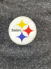 Load image into Gallery viewer, Pittsburgh Steelers Sweater Adult Small Black White NFL Football Patches Mens
