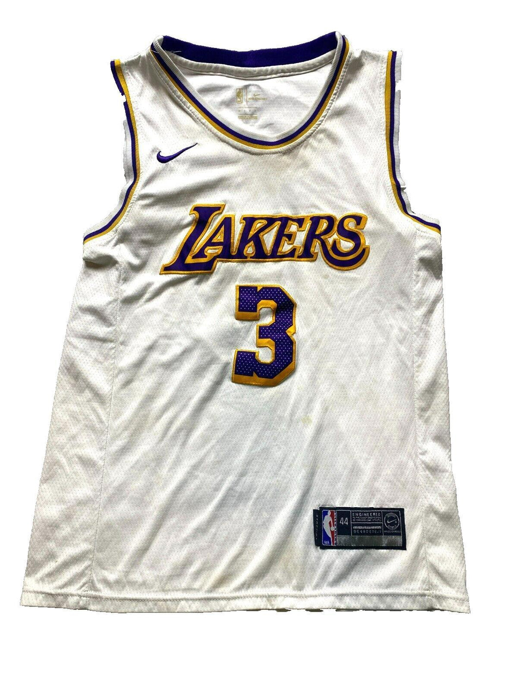 Los Angeles Lakers Jersey Adult Medium Nike Anthony Davis #3 NBA Basketball Mens