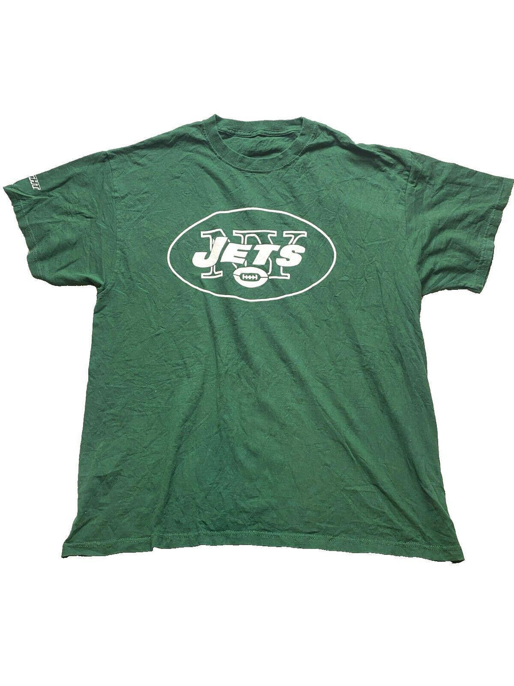 New York Jets Shirt Adult Large Green NFL Football Sportswear Coors Light Mens