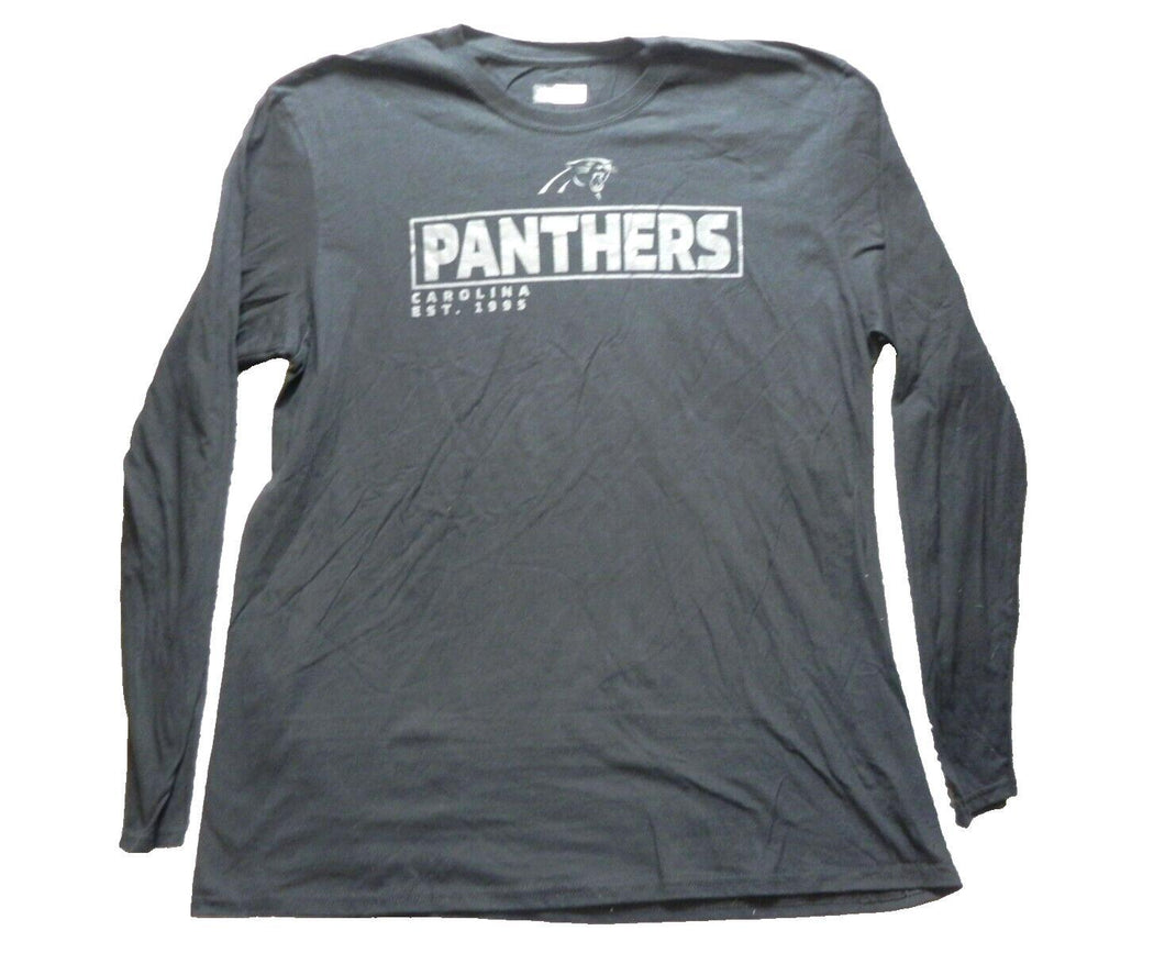Carolina Panthers Shirt Adult Extra Large Football Long Sleeve NFL  Mens