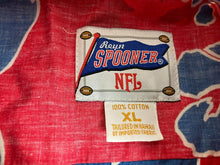 Load image into Gallery viewer, Reyn Spooner Shirt Adult Extra Large Red Blue NFL Pro Bowl 2002 Hawaiian RARE
