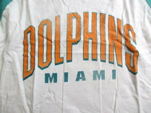 Load image into Gallery viewer, Miami Dolphins Shirt Adult Extra Large Raglan NFL Team Apparel Sportswear Mens
