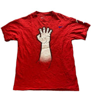 Load image into Gallery viewer, VTG Texas Rangers Shirt Adult Small Red Hand Antlers Deer Nike MLB Loose Fit Men
