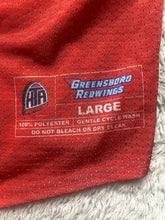 Load image into Gallery viewer, Greensboro Redwings Jersey Adult Large American Legion USA Flag Baseball Mens
