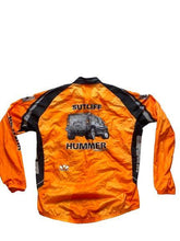 Load image into Gallery viewer, Voler Jersey Adult 3XL Orange Black Zip Up Cycling Biking Sutliff Hummer USA Men

