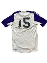 Load image into Gallery viewer, Ajax East Bay Jersey Adult Medium White Purple Adidas Soccer Club Climacool Mens
