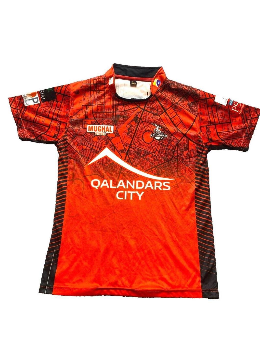 Lahore Qalandars Jersey Adult Large Red Mughal Steel Pakistan Soccer League Mens