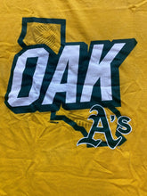 Load image into Gallery viewer, Oakland Athletics Shirt Adult Medium Yellow MLB Baseball Sportswear Mens

