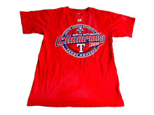 Load image into Gallery viewer, Texas Rangers Shirt Womens Medium West Division Champions MLB Baseball 2010
