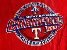 Load image into Gallery viewer, Texas Rangers Shirt Womens Medium West Division Champions MLB Baseball 2010

