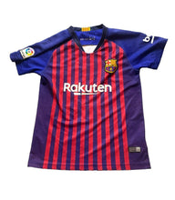 Load image into Gallery viewer, FC Barcelona Home Jersey Youth Large Andres Iniesta #8 Soccer Football Nike Boys
