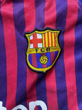Load image into Gallery viewer, FC Barcelona Home Jersey Youth Large Andres Iniesta #8 Soccer Football Nike Boys
