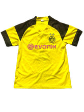 Load image into Gallery viewer, Evonik Dortmund BVB Jersey Youth Large Black Gold Soccer Home Kagawa #23 Boys
