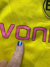 Load image into Gallery viewer, Evonik Dortmund BVB Jersey Youth Large Black Gold Soccer Home Kagawa #23 Boys
