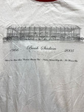 Load image into Gallery viewer, VTG Busch Stadium Shirt Adult Extra Large St Louis Cardinals Y2K Ringer MLB Mens
