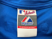 Load image into Gallery viewer, Texas Rangers Shirt Adult Extra Large Blue Gray Raglan MLB Baseball Majestic Men
