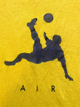 Load image into Gallery viewer, Vintage Nike Shirt Adult Large Yellow Air Spell Out Soccer Silver Tag Y2K Mens
