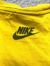 Load image into Gallery viewer, Vintage Nike Shirt Adult Large Yellow Air Spell Out Soccer Silver Tag Y2K Mens
