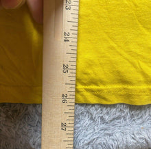 Load image into Gallery viewer, Vintage Nike Shirt Adult Large Yellow Air Spell Out Soccer Silver Tag Y2K Mens
