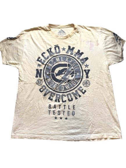 VTG Ecko Unltd Shirt Adult 2XL XXL Yellow MMA Rhino Battle Tested Skater Y2K Men