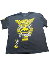 Load image into Gallery viewer, Ecko Unltd Shirt Adult 3XL Black All Crew Major Raw &amp; Uncut Rhino Skater Mens

