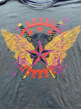 Load image into Gallery viewer, Art Class Shirt Youth Large Green Affliction Style Wings Royal Freedom Girls
