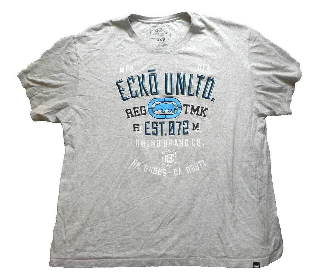 Ecko Unltd Shirt Adult 3XL 3XB Rhino Brand Co Short Sleeve  Streetwear Y2K Mens